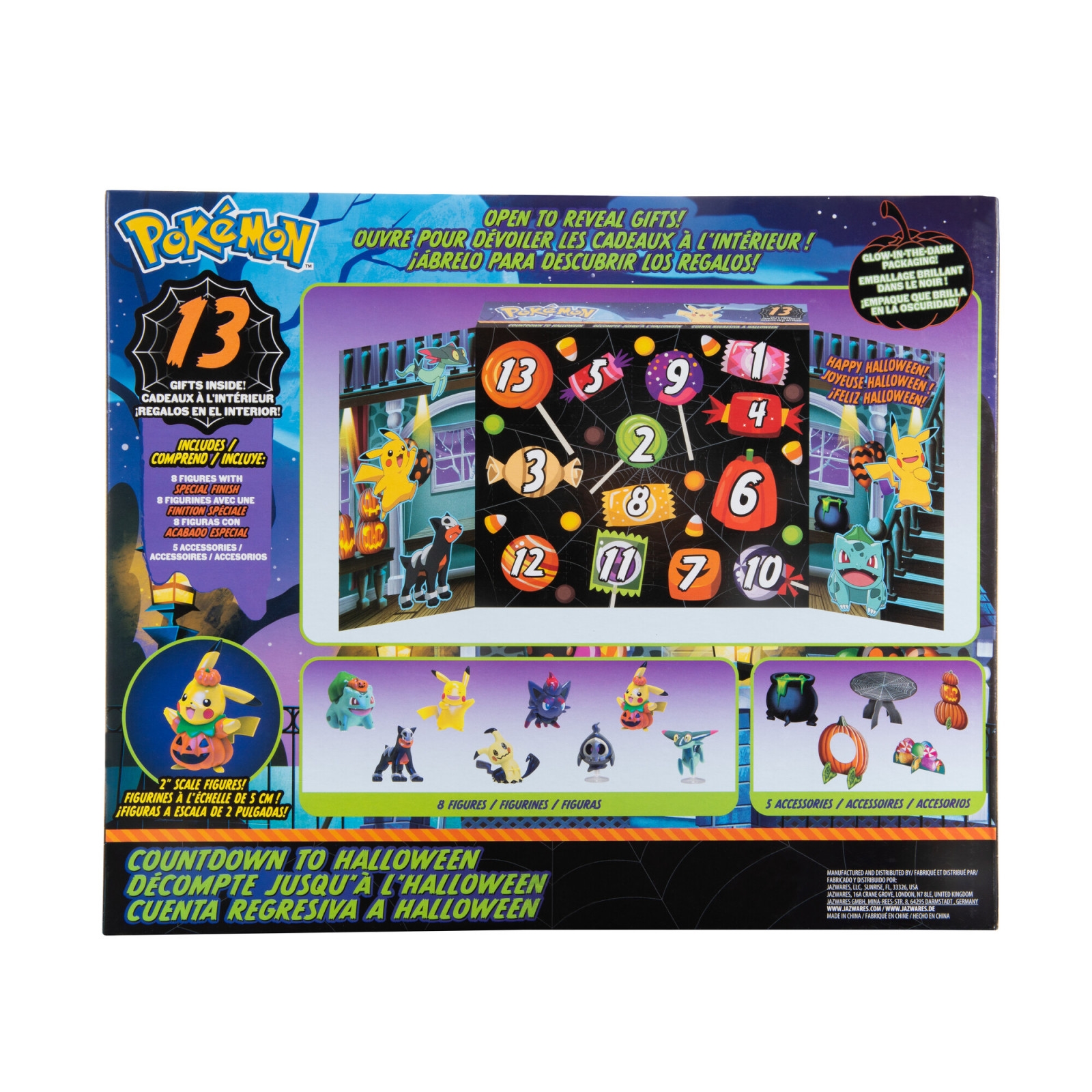 Pokemon Halloween Countdown Calendar