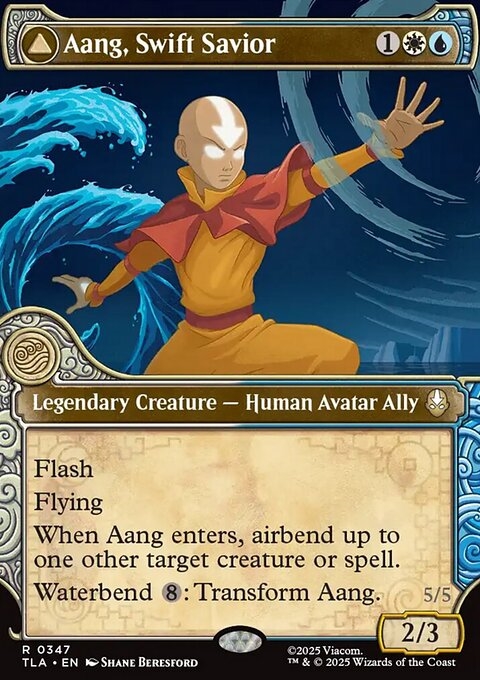 Aang, Swift Savior // Aang and La, Ocean's Fury