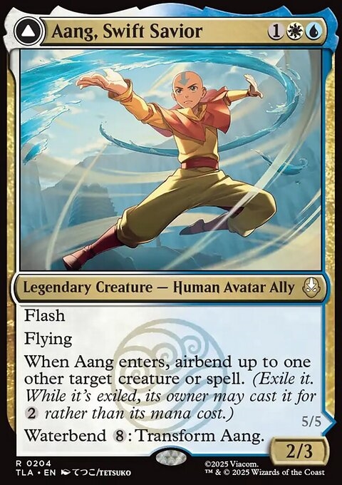 Aang, Swift Savior // Aang and La, Ocean's Fury
