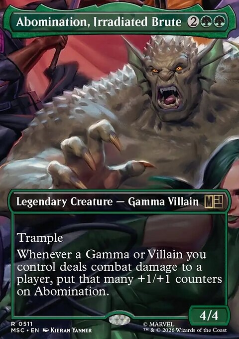 Abomination, Irradiated Brute