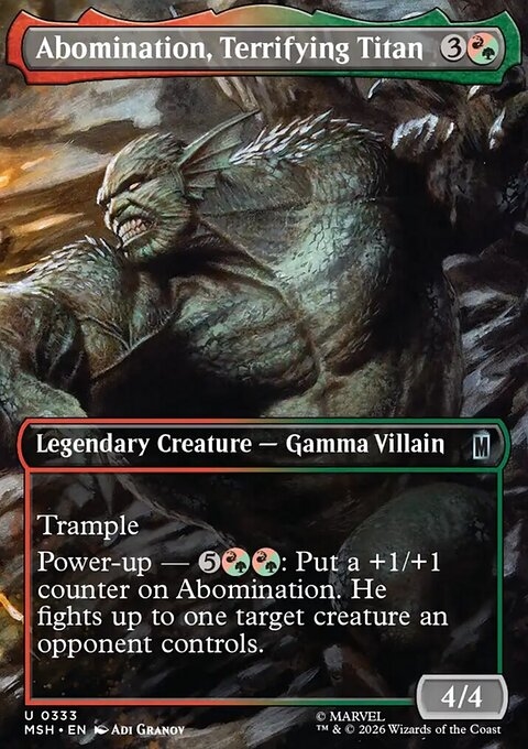 Abomination, Terrifying Titan