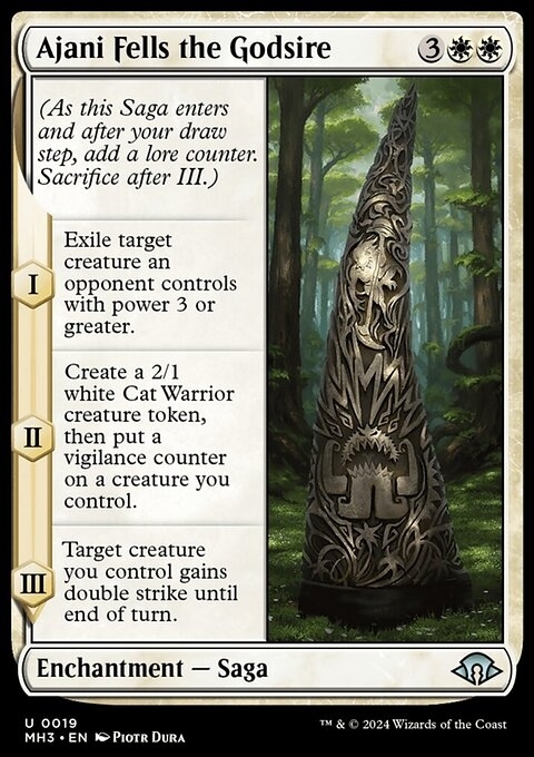 Ajani Fells the Godsire