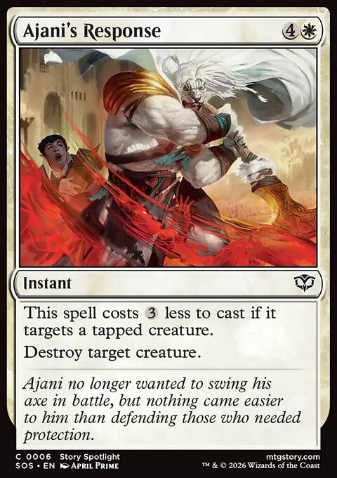 Ajani's Response