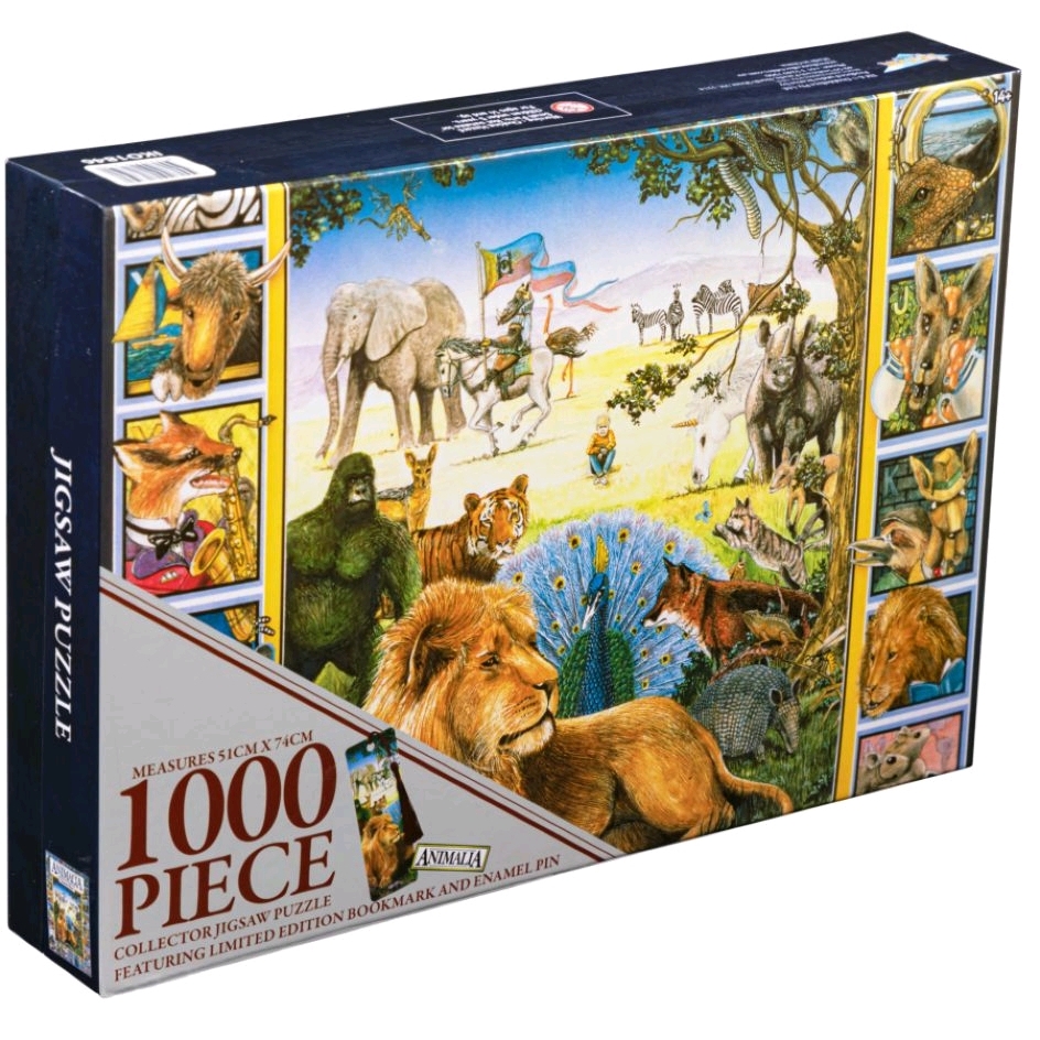 Animalia Graeme Base Book Cover Puzzle 1000 Pieces