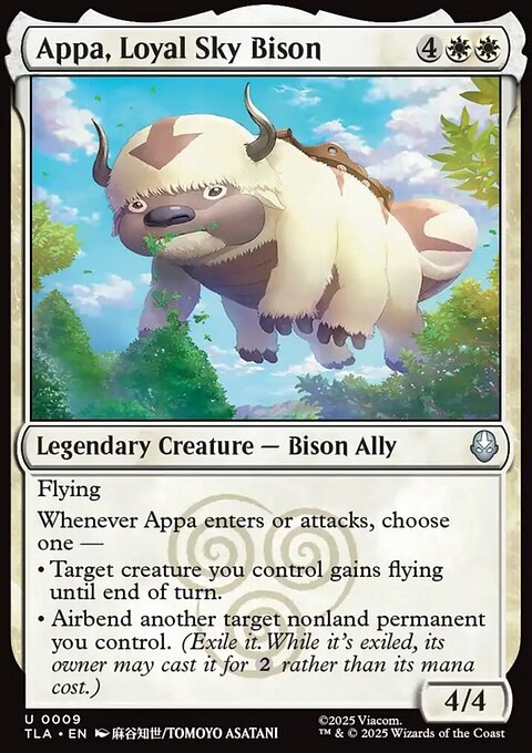 Appa, Loyal Sky Bison