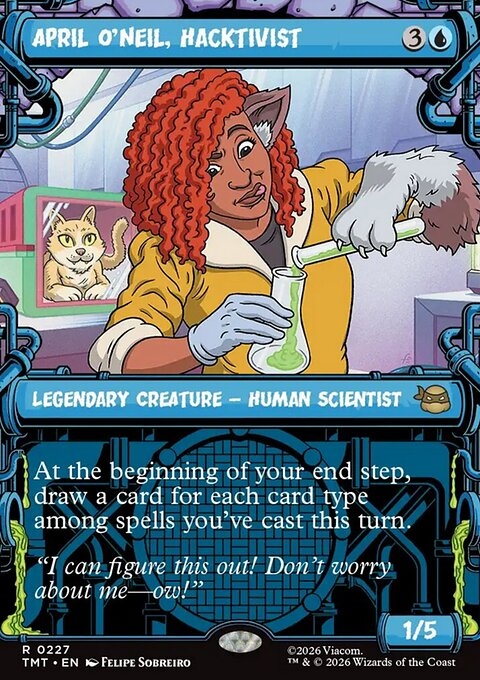 April O'Neil, Hacktivist