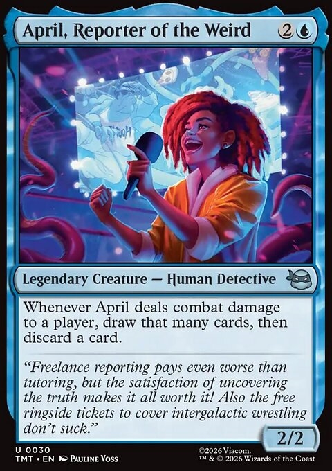 April, Reporter of the Weird