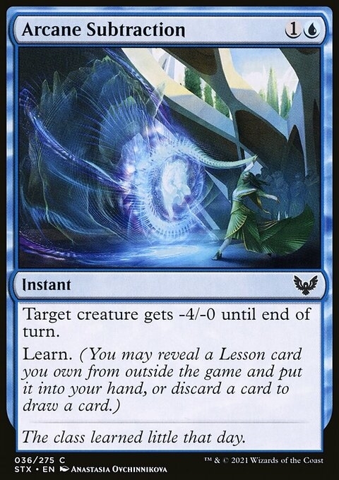 Arcane Subtraction