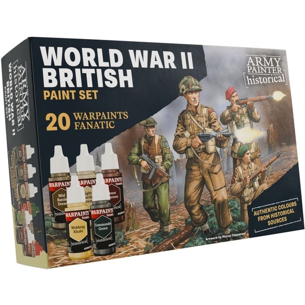 Army Painter - Warpaints Historical - WWII British Paint Set