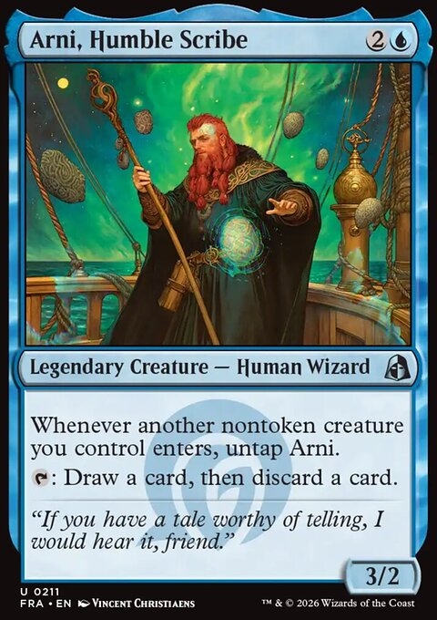 Arni, Humble Scribe