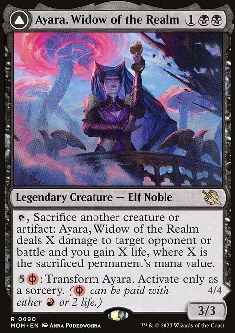 Ayara, Widow of the Realm // Ayara, Furnace Queen