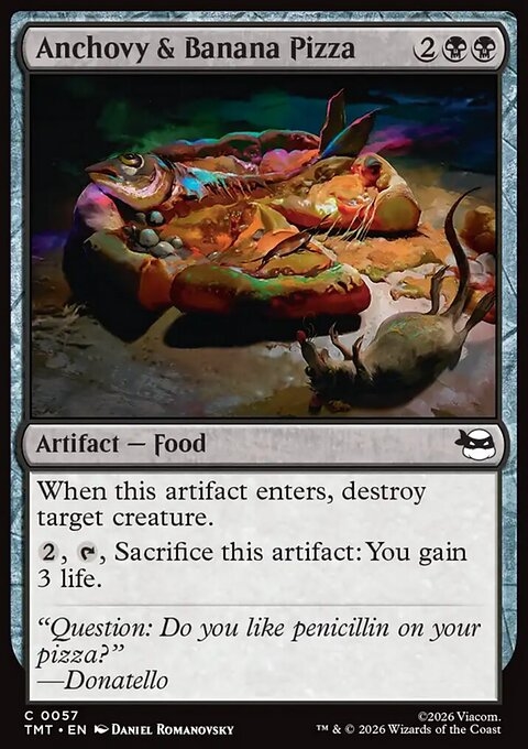 Anchovy & Banana Pizza