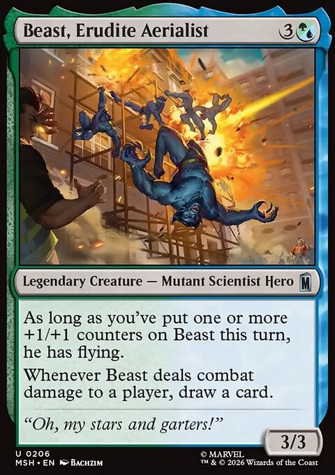 Beast, Erudite Aerialist