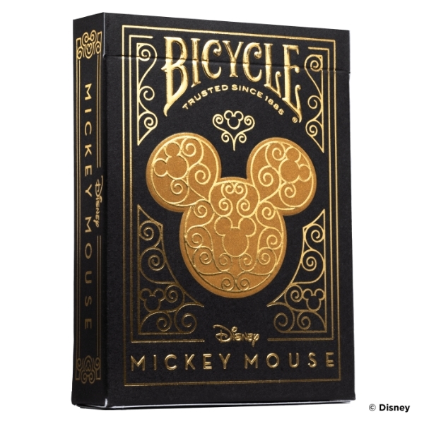 Bicycle Playing Cards - Black & Gold Mickey Deck