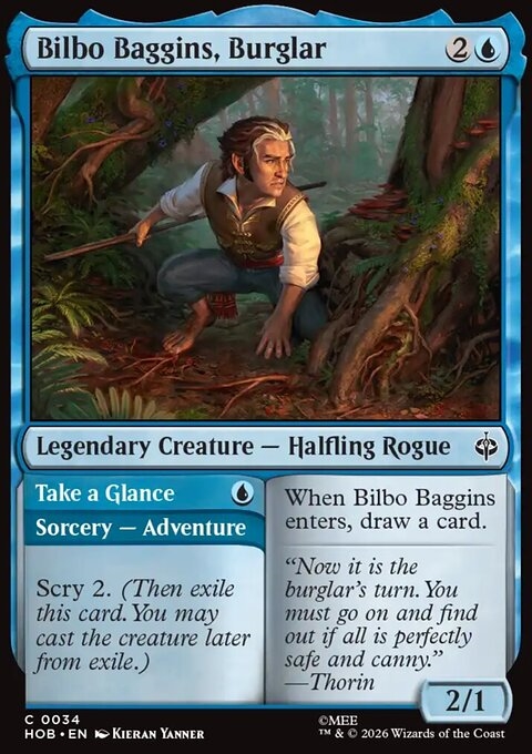 Bilbo Baggins, Burglar // Take a Glance