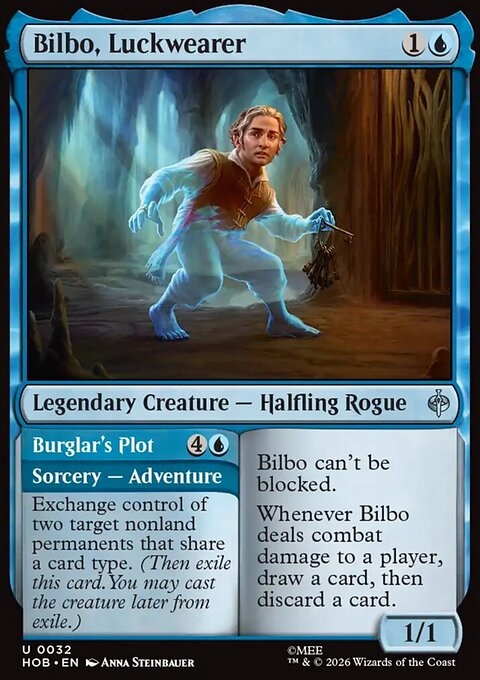 Bilbo, Luckwearer // Burglar's Plot