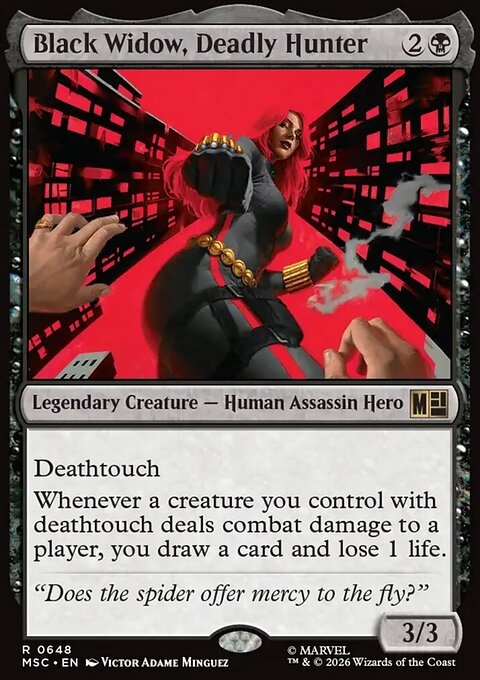 Black Widow, Deadly Hunter