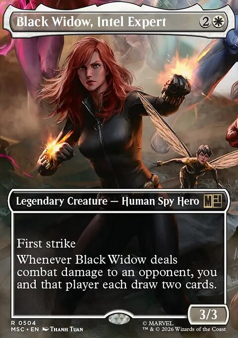 Black Widow, Intel Expert