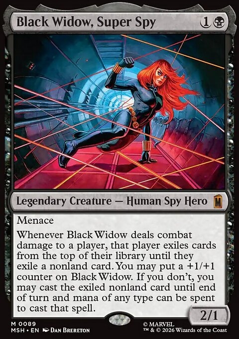 Black Widow, Super Spy