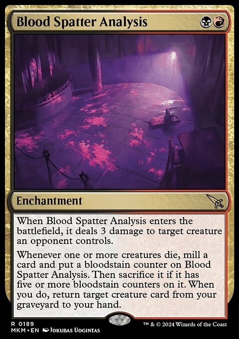 Blood Spatter Analysis