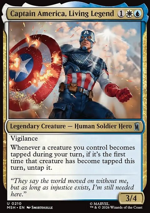 Captain America, Living Legend