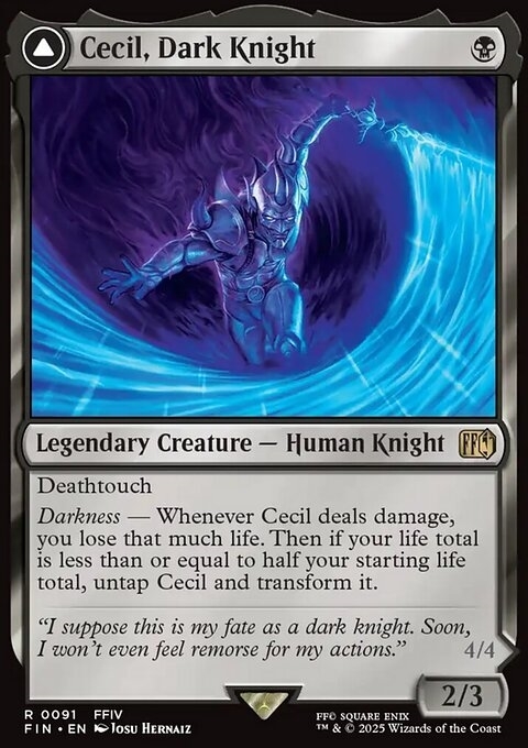 Cecil, Dark Knight // Cecil, Redeemed Paladin