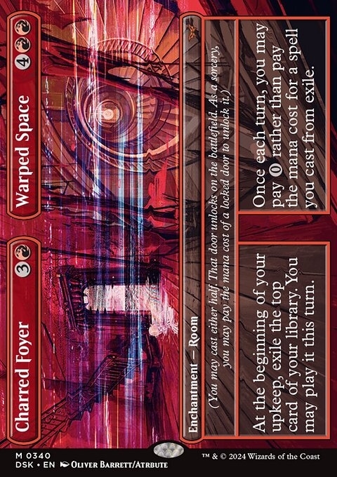 Charred Foyer // Warped Space