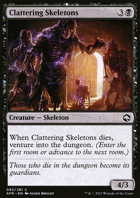 Clattering Skeletons