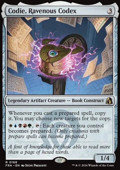 Codie, Ravenous Codex