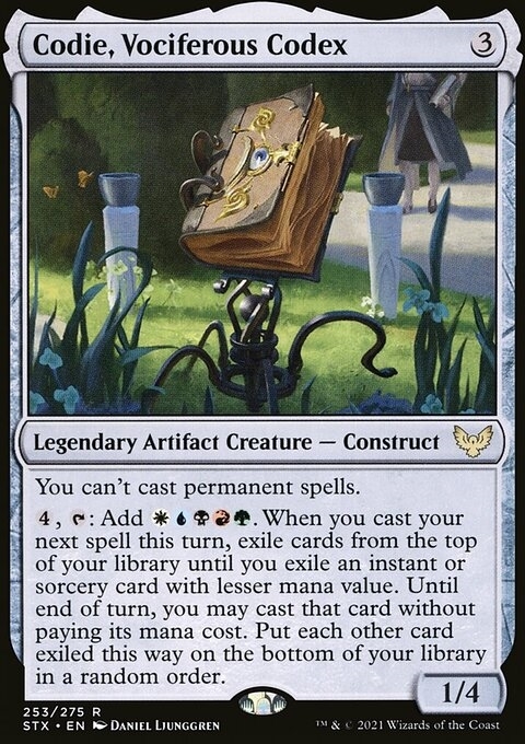 Codie, Vociferous Codex