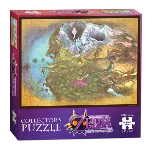 Collector's Puzzle The Legend of Zelda Majora's Mask Map of Termina