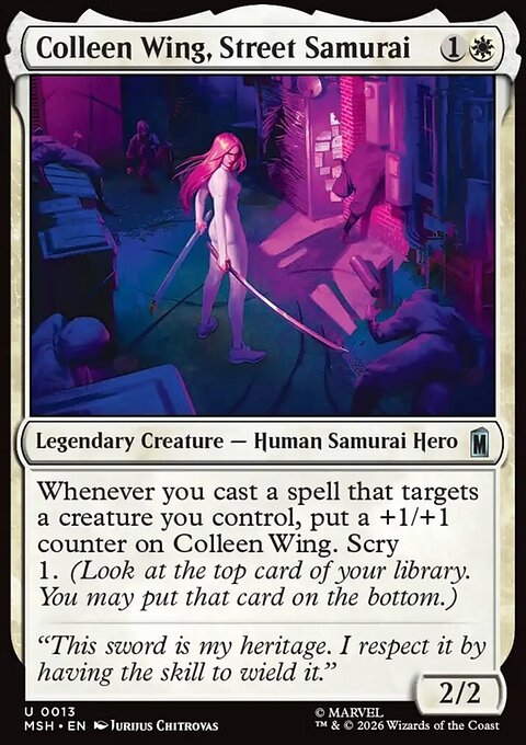Colleen Wing, Street Samurai