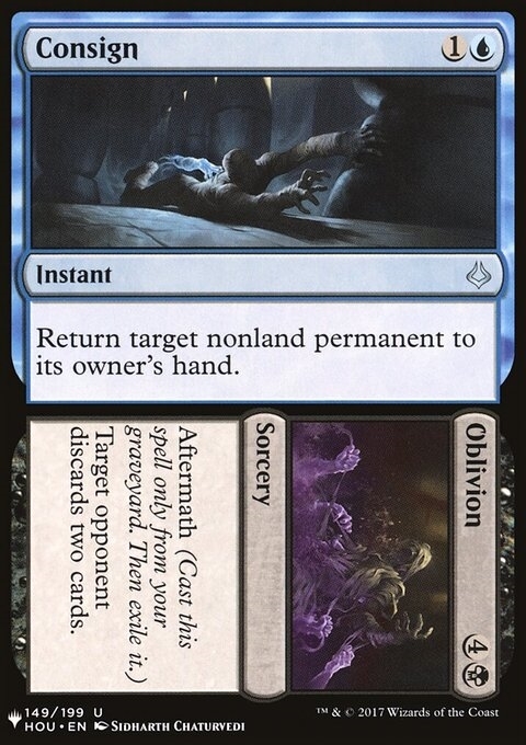 Consign // Oblivion