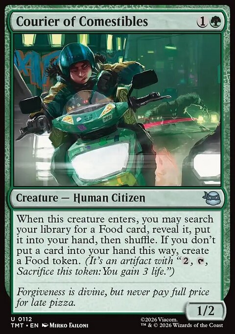 Courier of Comestibles