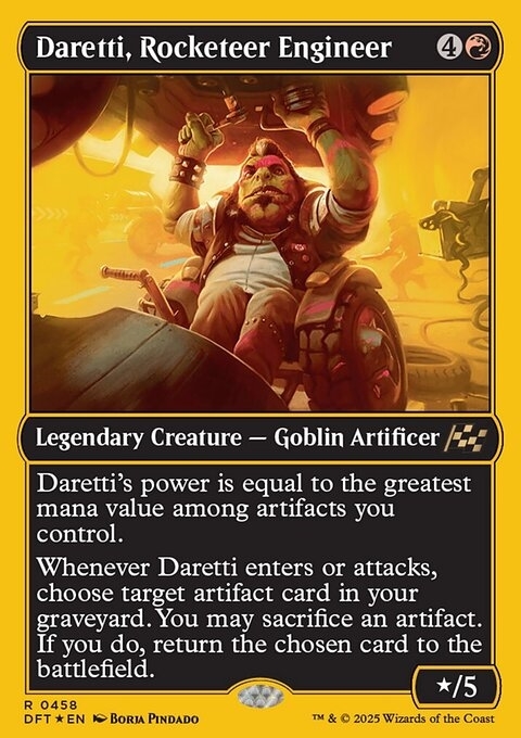 Daretti, Rocketeer Engineer
