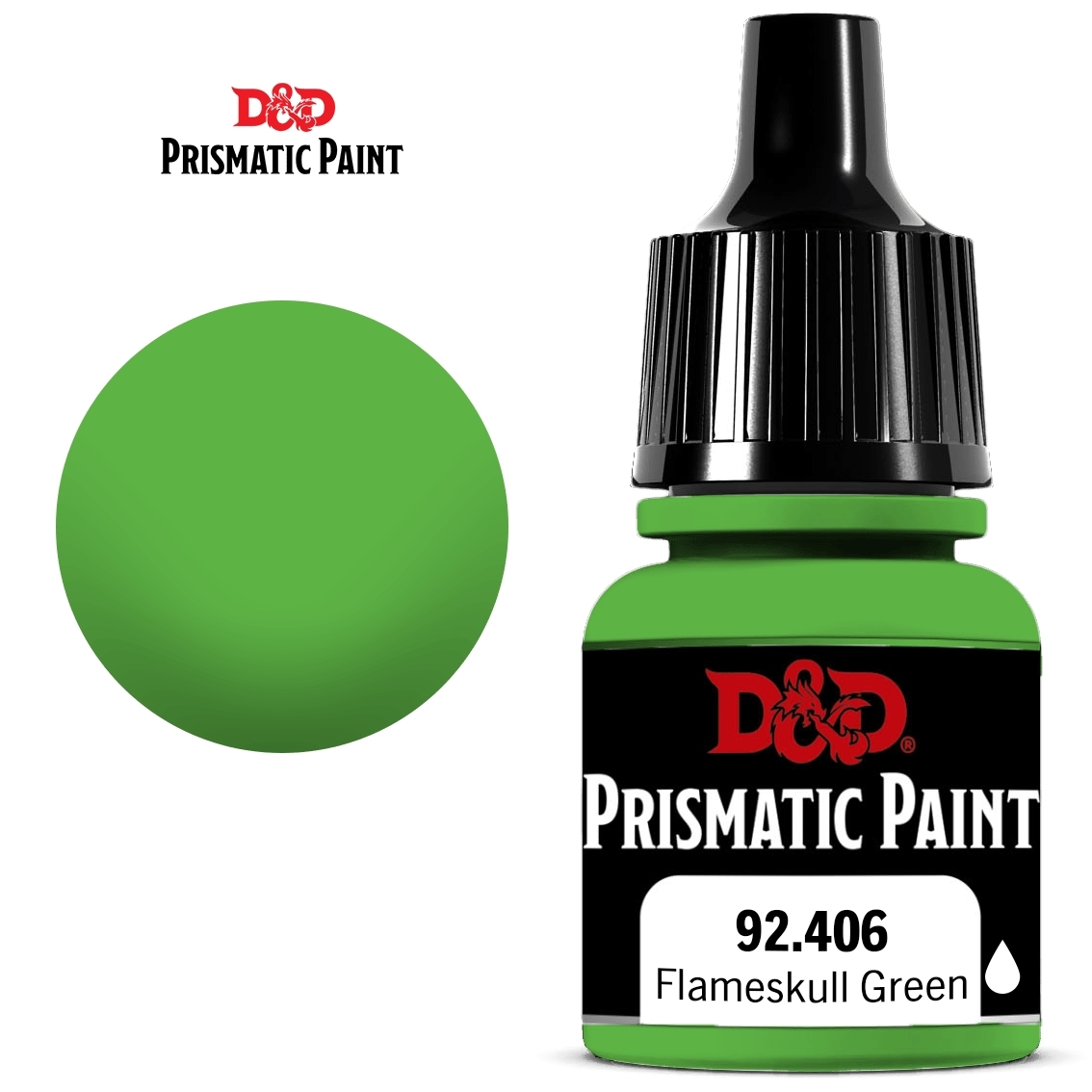 D&D Prismatic Paint Flameskull Green 92.406