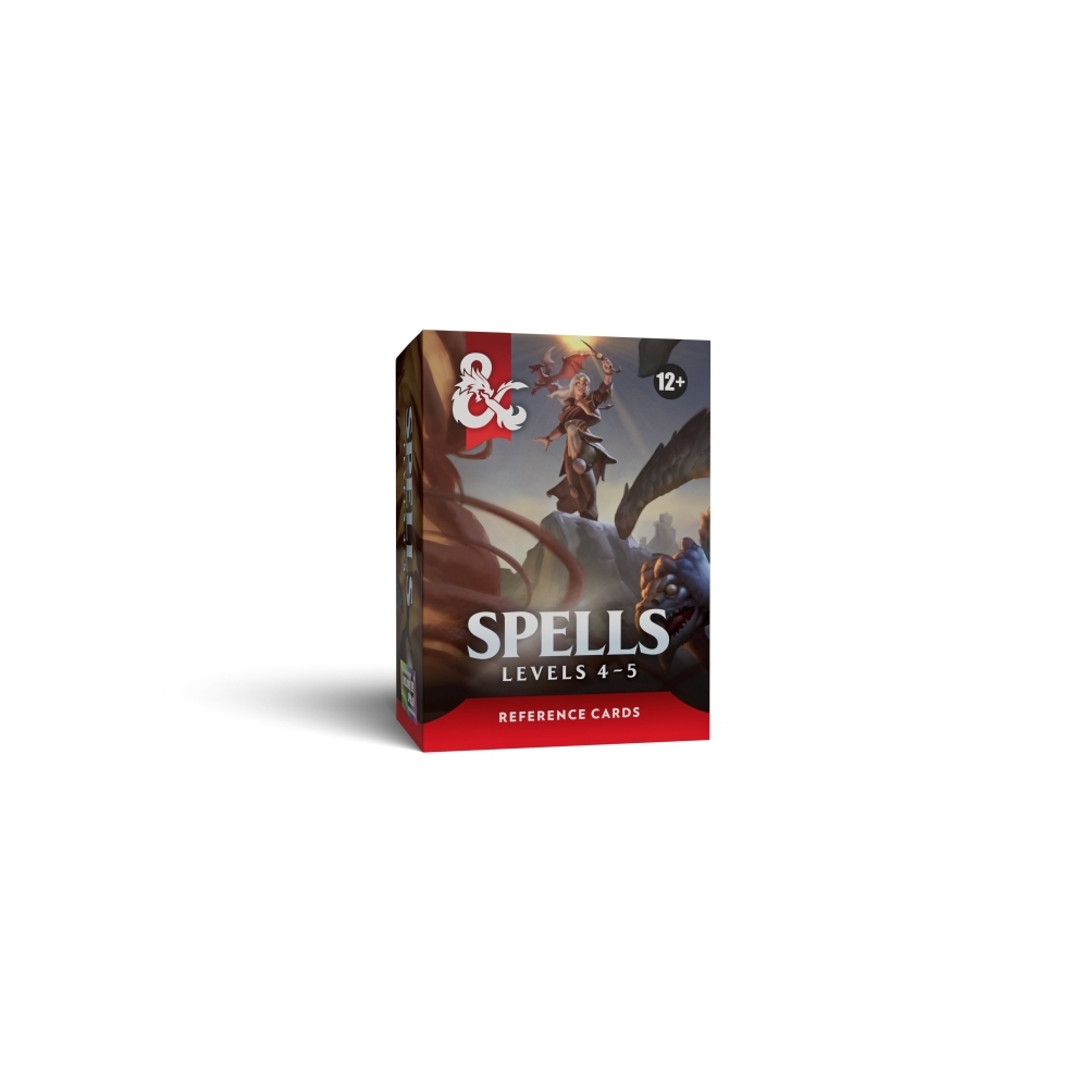 D&D Reference Cards - Spells: Levels 4-5