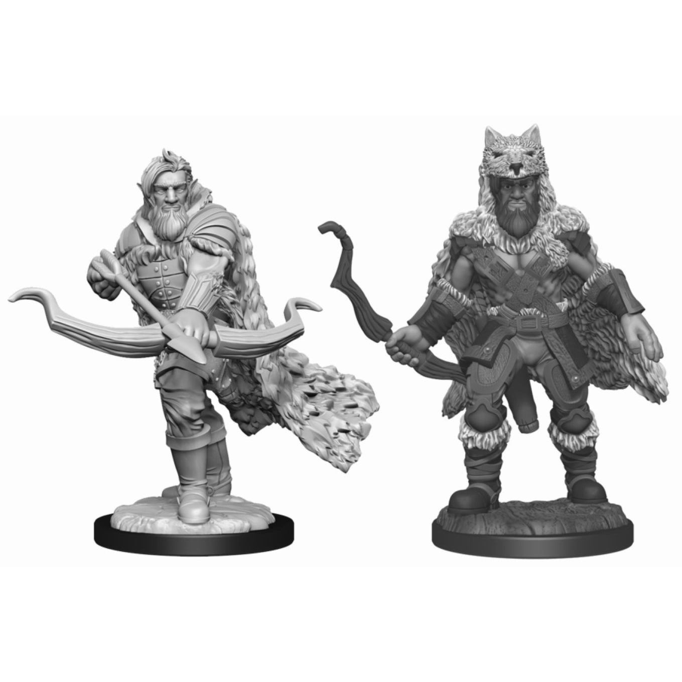 D&D Unpainted Nolzur's Marvelous Miniatures Firbolg Male Ranger WZK90227