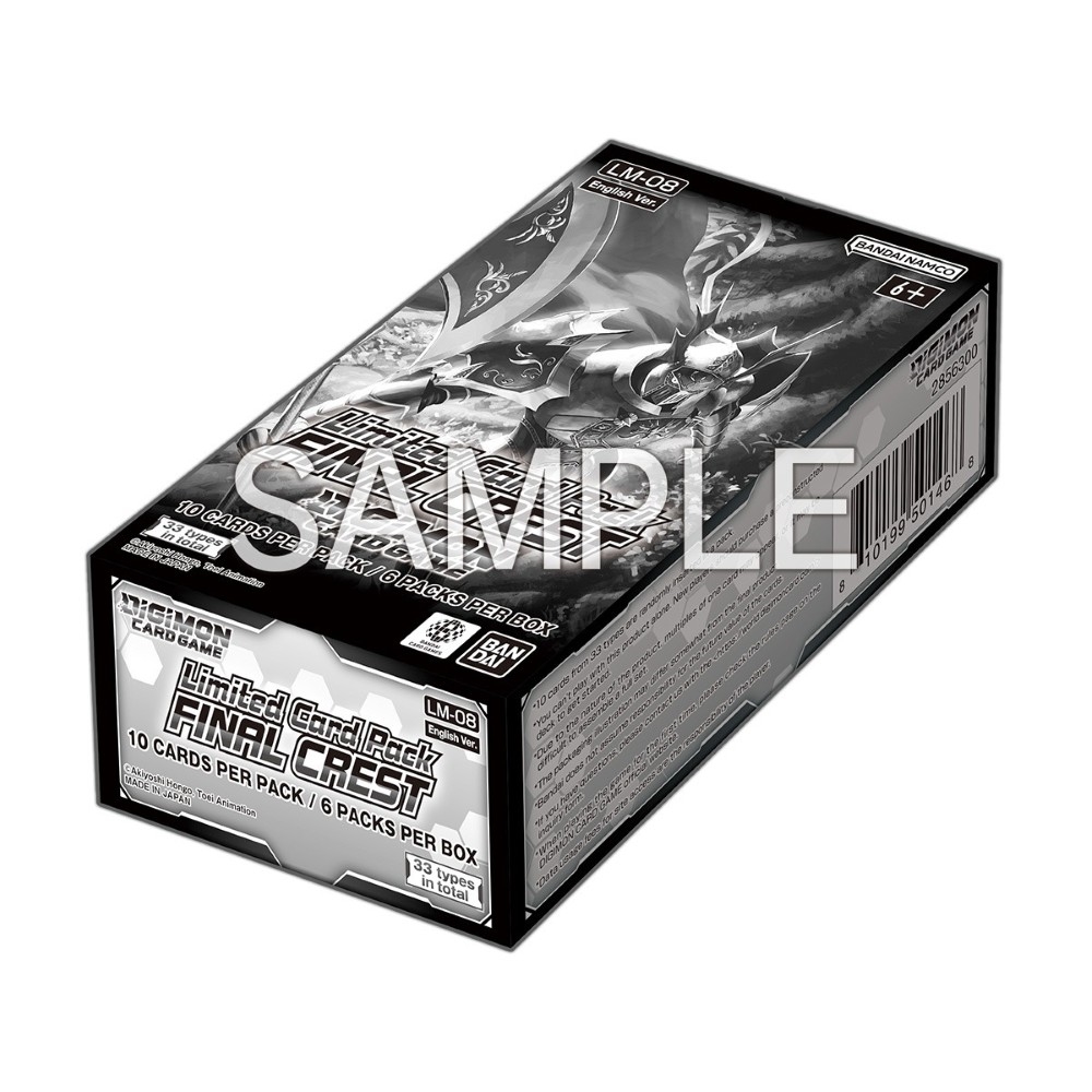 Digimon Card Game Limited Card Pack Final Crest Box [LM-08] PRESALE