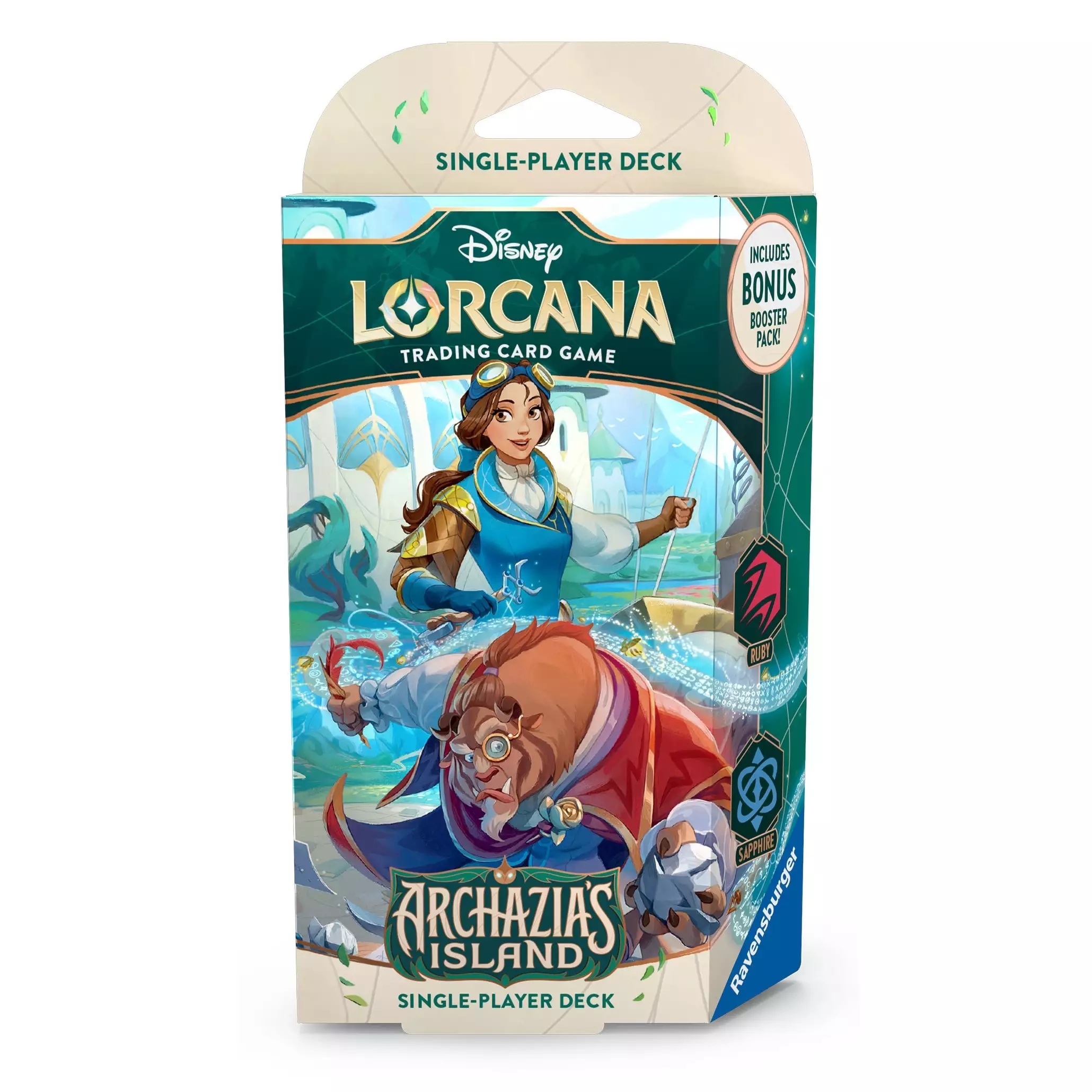 Disney Lorcana TCG Archazia's Island Single-Player Deck - Belle & Beast