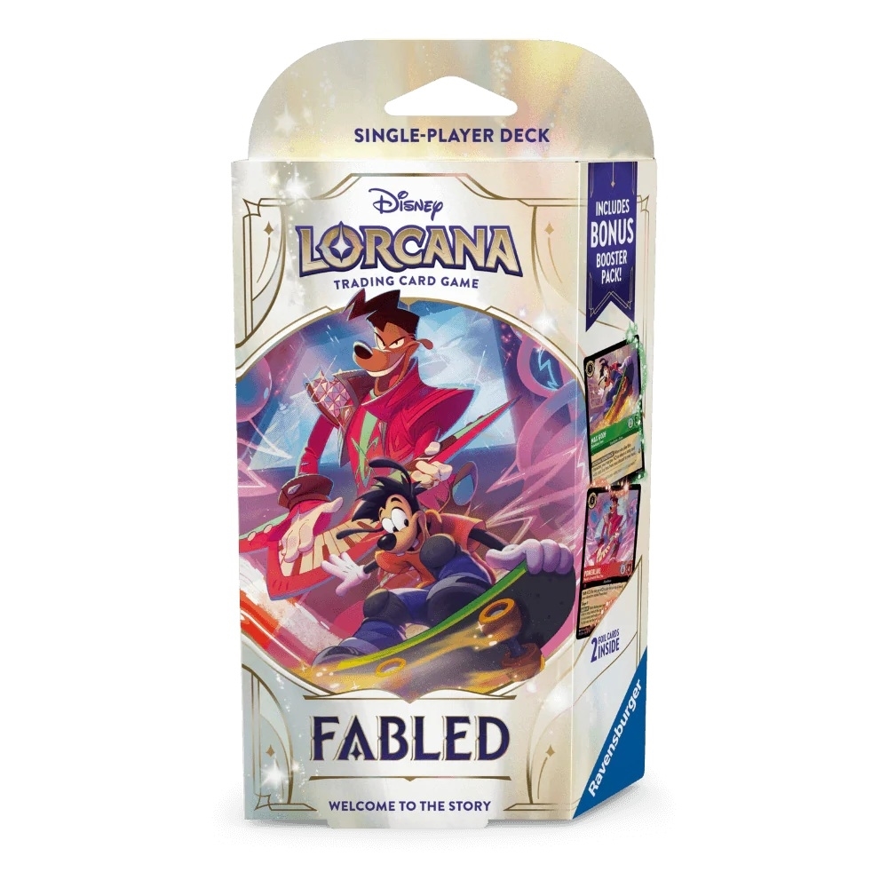Disney Lorcana TCG Fabled - Single Player Deck - Max Goof & Powerline