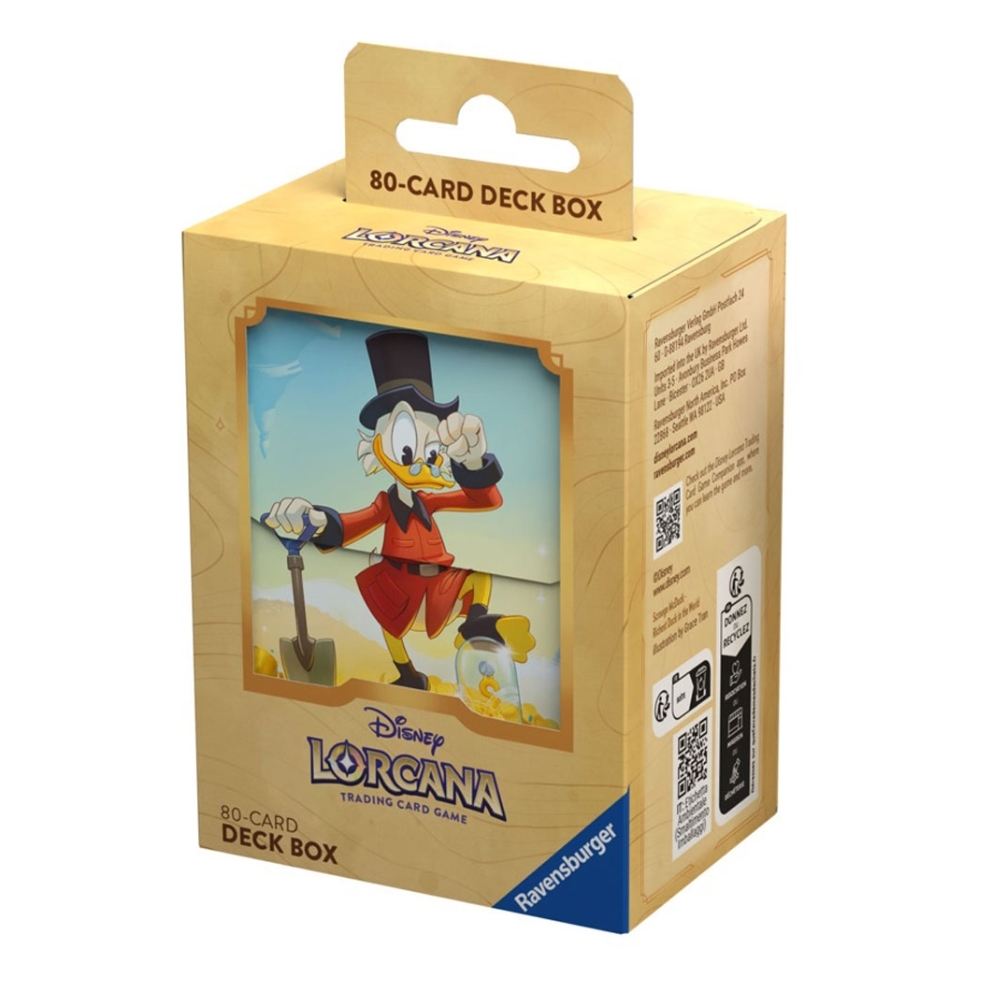 Disney Lorcana TCG Into the Inklands Deck Box Scrooge Mcduck
