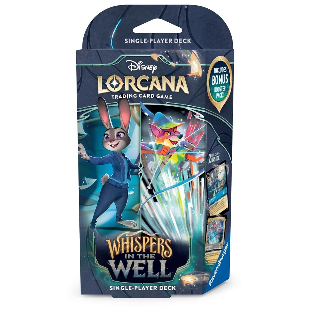 Disney Lorcana TCG Whispers in the Well - Single Player Deck - Judy Hopps & Robin Hood
