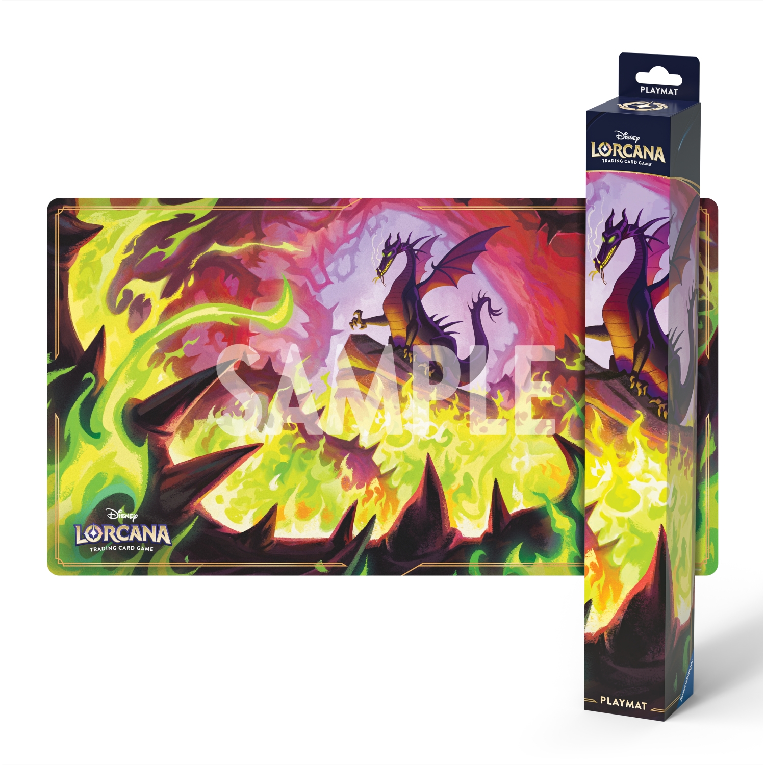 Disney Lorcana TCG Winterspell Playmat Dragon Fire PRESALE