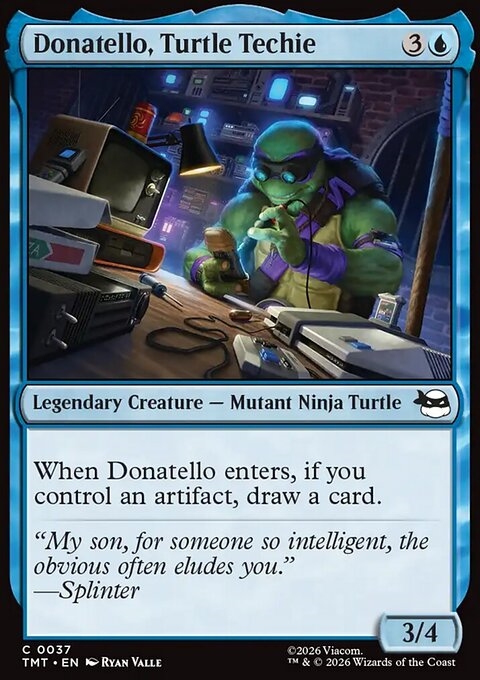 Donatello, Turtle Techie