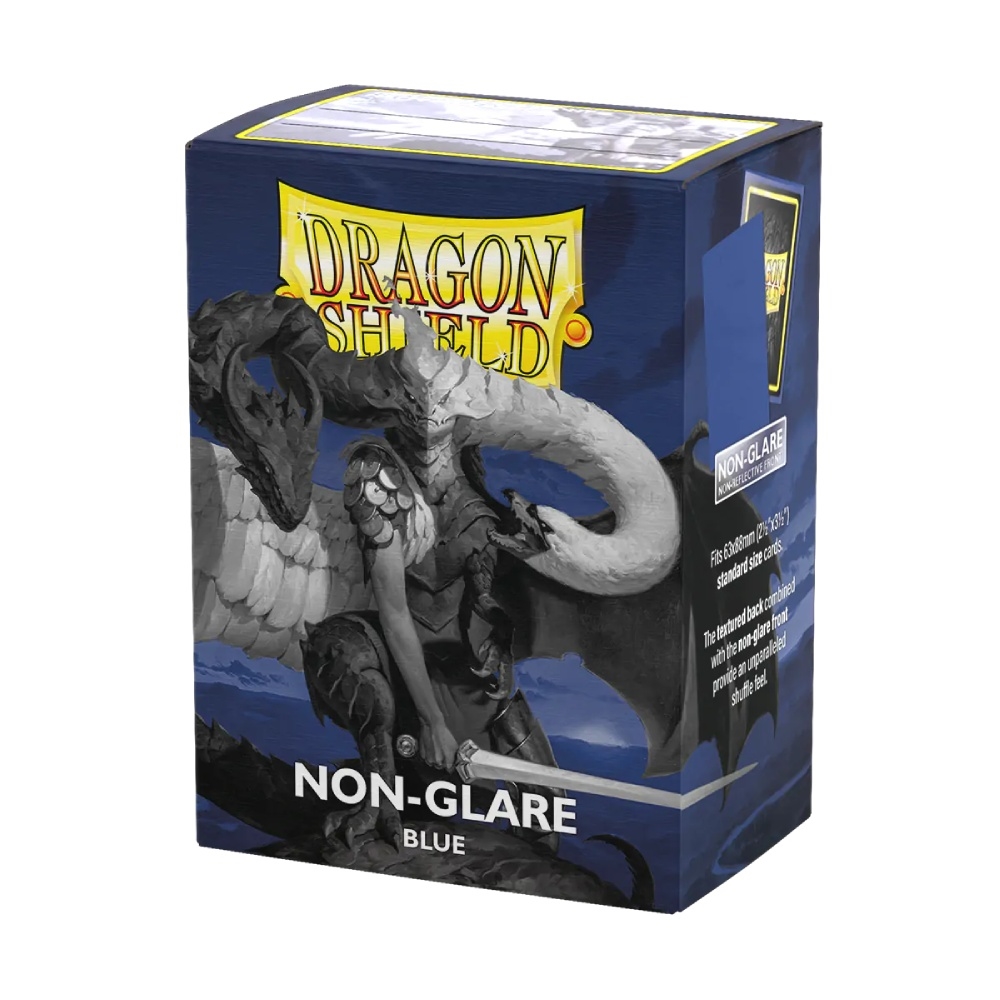 Dragon Shield Blue Matte Non-Glare Standard 100 Sleeves