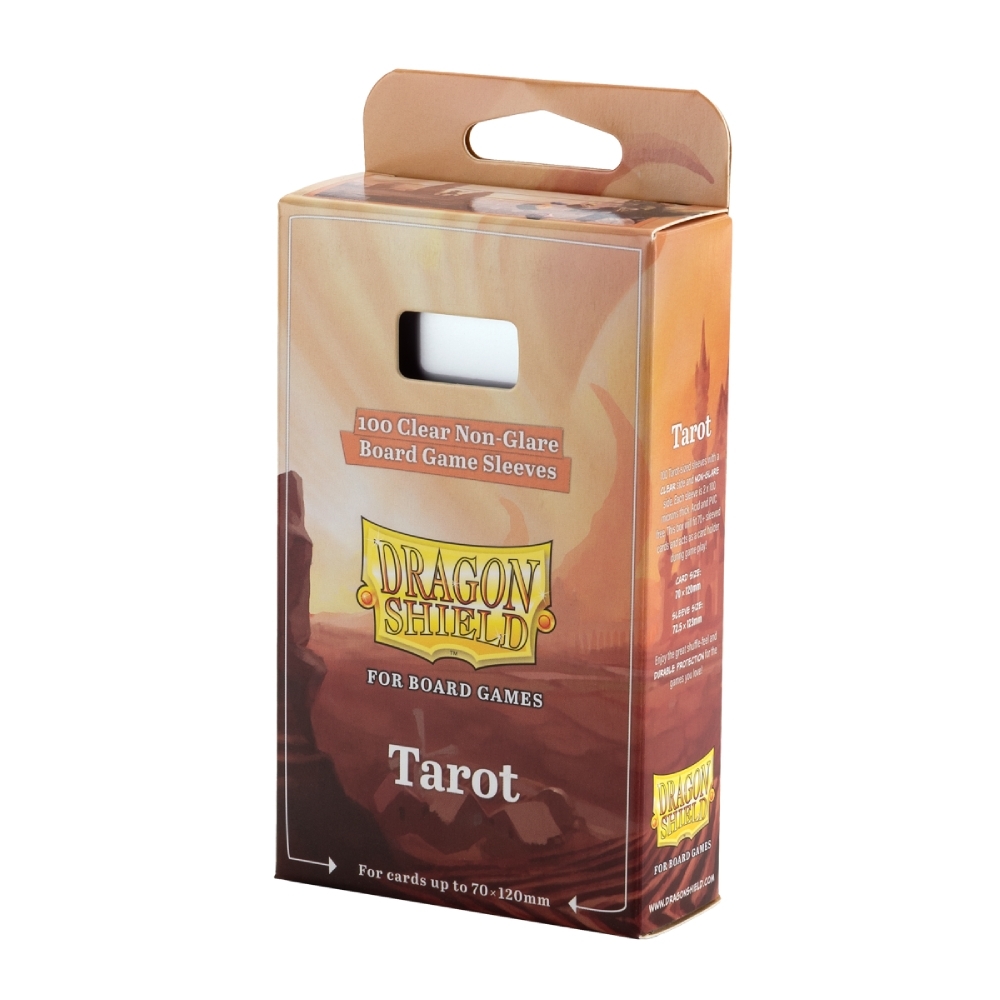 Dragon Shield Board Game Sleeves - Clear Non-Glare - Tarot