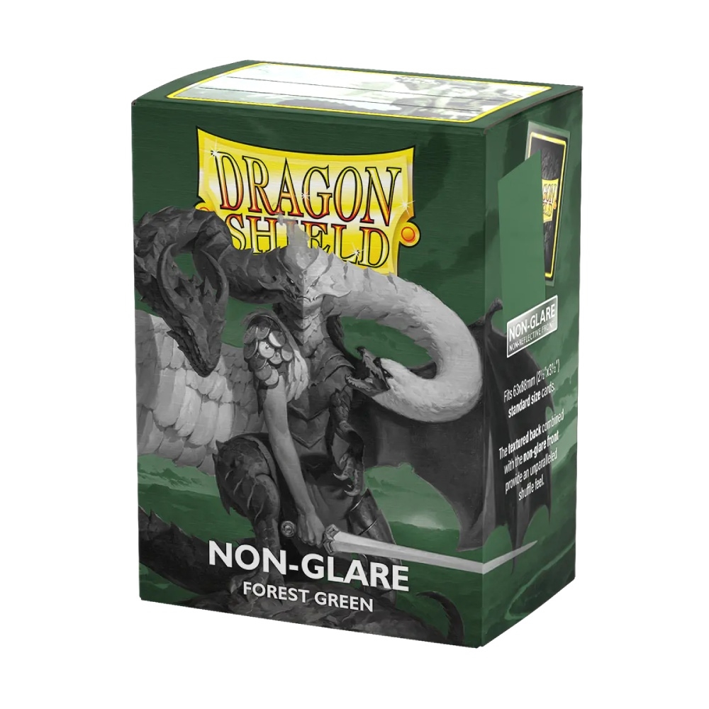 Dragon Shield Forest Green Matte Non-Glare Standard 100 Sleeves