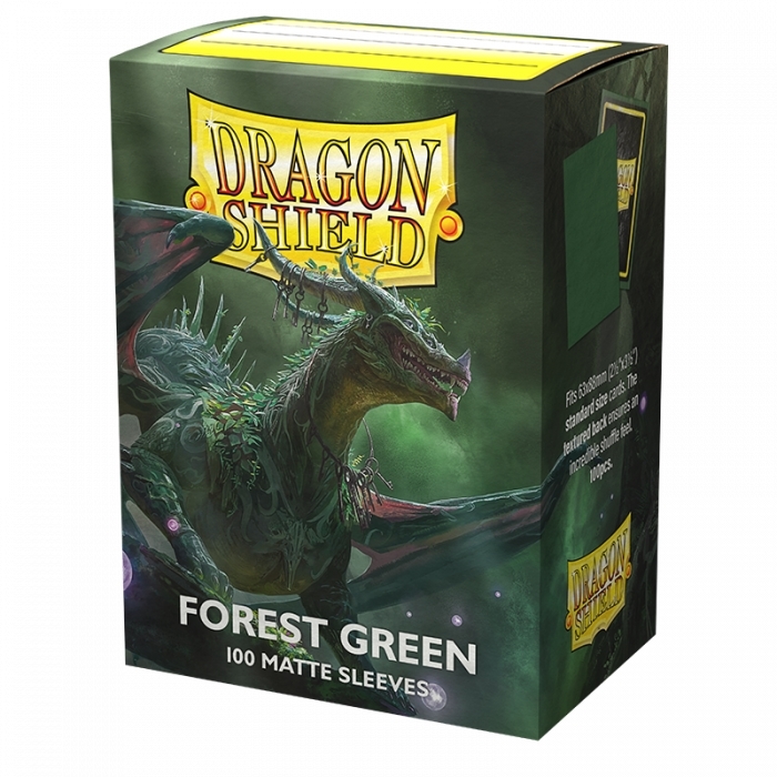 Dragon Shield Forest Green Matte Standard 100 Card Sleeves