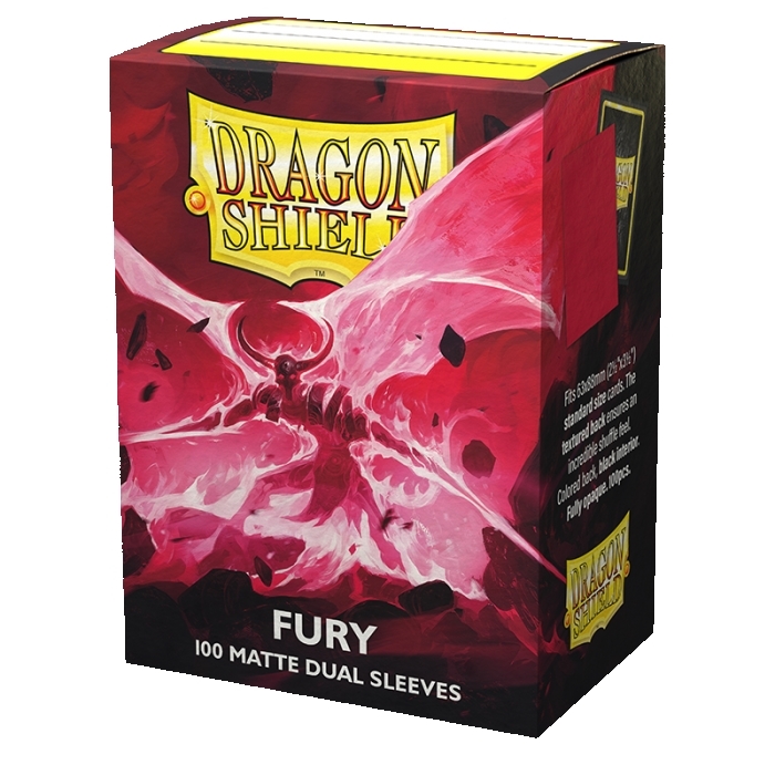 Dragon Shield Fury Matte Dual Standard 100 Card Sleeves